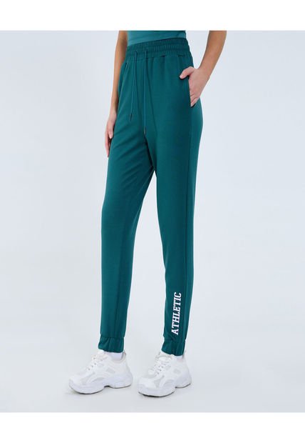 Pantalón Para Mujer Jogger Color Verde Marca Ostu #40070777