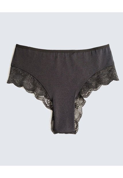 Panty Para Mujer Hipster Color Negro Marca Ostu #40800091