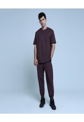 Pantalon Para Hombre Jogger Color Café Marca Ostu #60070339