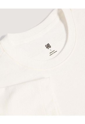 Camiseta Para Hombre Manga Corta Cuello Redondo Color Crema Marca Ostu #60091864