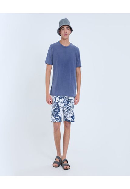 Bermuda Para Hombre  Color Azul Marca Ostu #60100428