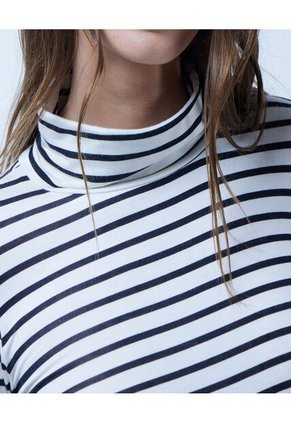 Camiseta Para Mujer Manga Larga Color Negro Marca Ostu #40091975