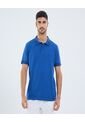 Polo Para Hombre Cuello Tejido Sin Bolsillo Color Azul Marca Ostu #60110769 de Ostu