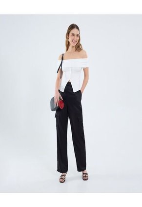 Camiseta Para Mujer Manga Corta Moda Color Crema Marca Ostu #40092459