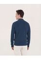 Saco Para Hombre Cuello Alto O Cuello Tortuga Color Azul  Marca Ostu #60330037 de Ostu