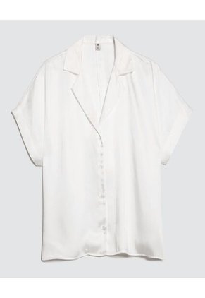 Camisa Para Mujer Manga Corta Color Crudo Marca Ostu #40010273