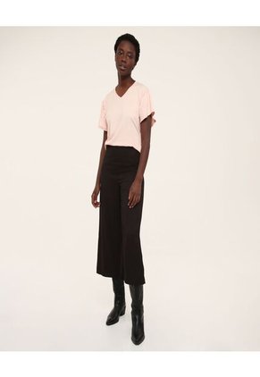 Camiseta Para Mujer Manga Corta Color Rosado Marca Ostu #40091554