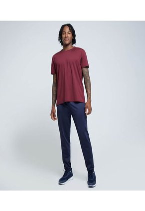 Camiseta Para Hombre Manga Corta Color Vino Marca Ostu #60091365