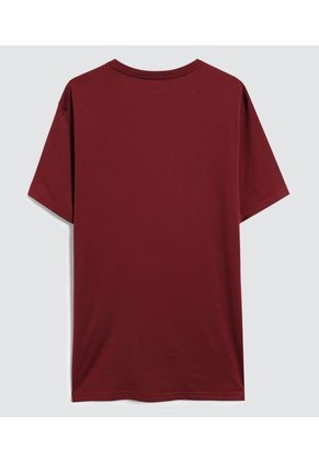 Camiseta Para Hombre Manga Corta Color Vino Marca Ostu #60091365
