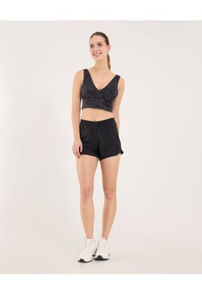 Short Para Mujer Multiusos Plano Color Negro Marca Ostu #40190357