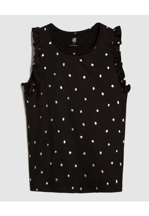 Camiseta Para Niña Manga Sisa Color Negro Marca Ostu #90090248