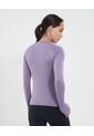 Camiseta Para Mujer Manga Larga Cuello Redondo Color Lila Marca Ostu #40092520 de Ostu