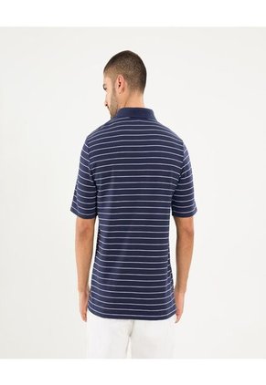 Polo Para Hombre Cuello Tejido Con Bolsillo Color Azul Marca Ostu #60110778