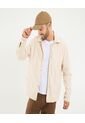Chaqueta Para Hombre Trucker Color Crema Marca Ostu #60080164 de Ostu