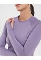 Camiseta Para Mujer Manga Larga Cuello Redondo Color Lila Marca Ostu #40092520 de Ostu