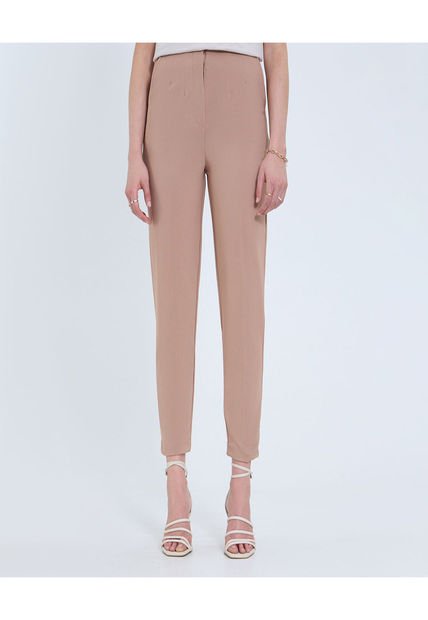 Pantalón Para Mujer Moda Color Camel Marca Ostu #40070740