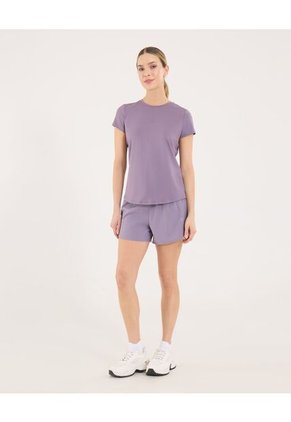 Short Para Mujer Multiusos Plano Color Lila Marca Ostu #40190352