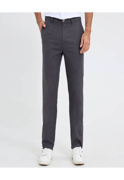 Pantalón Para Hombre Chino Color Gris Marca Ostu #60070459
