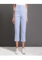 Pantalon Para Mujer Capri Color Azul Claro Marca Ostu #40070404 de Ostu