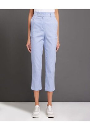 Pantalon Para Mujer Capri Color Azul Claro Marca Ostu #40070404