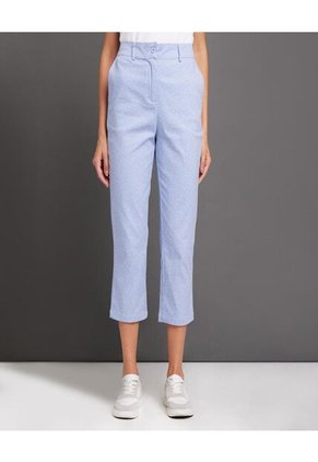 Pantalon Para Mujer Capri Color Azul Claro Marca Ostu #40070404