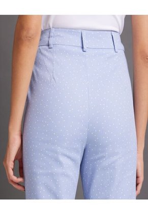 Pantalon Para Mujer Capri Color Azul Claro Marca Ostu #40070404