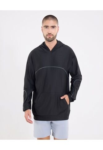 Buzo  Para Hombre Hoodie Color Negro Marca Ostu #60060610 Ostu
