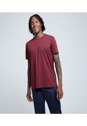 Camiseta Para Hombre Manga Corta Color Vino Marca Ostu #60091365