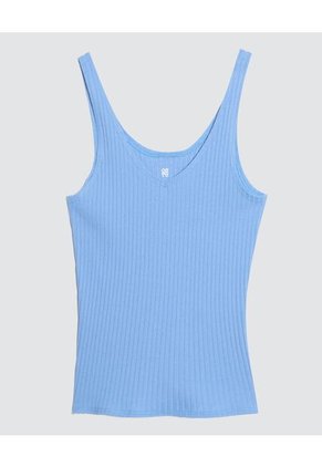 Camiseta Para Mujer Manga Sisa Color Azul  Marca Ostu #40091967