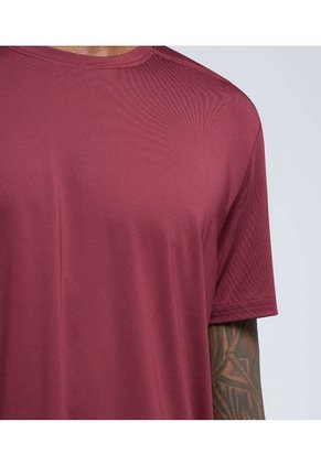 Camiseta Para Hombre Manga Corta Color Vino Marca Ostu #60091365