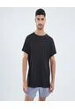 Camiseta Para Hombre Manga Corta Cuello Redondo Color Negro Marca Ostu #60091654 de Ostu