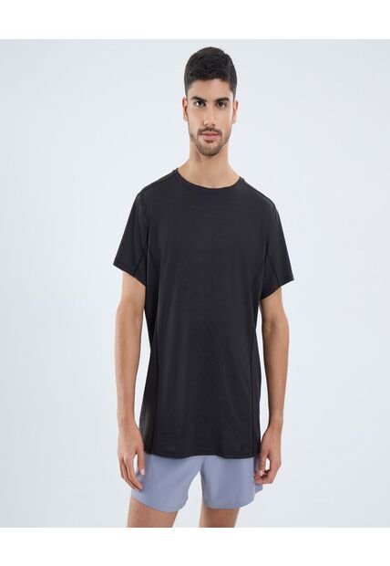 Camiseta Para Hombre Manga Corta Cuello Redondo Color Negro Marca Ostu #60091654