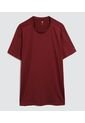 Camiseta Para Hombre Manga Corta Color Vino Marca Ostu #60091365 de Ostu