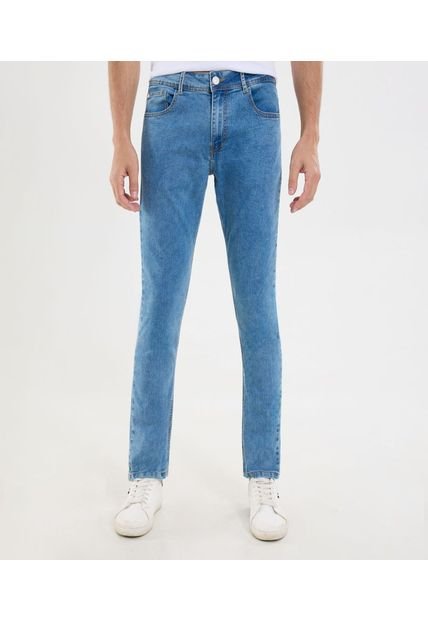 Jean Para Hombre Skinny Color Azul Marca Ostu #60160393