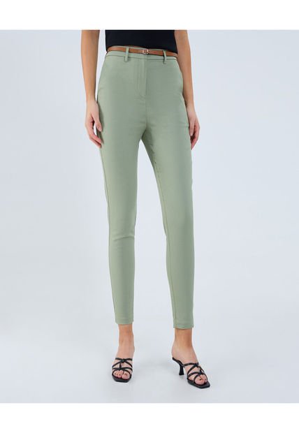 Pantalón Para Mujer Chino Color Verde Marca Ostu #40070763