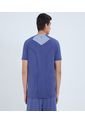 Camiseta Para Hombre Manga Corta Color Azul Marca Ostu #60091507 de Ostu