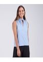 Blusa Para Mujer Manga Sisa Color Azul  Marca Ostu #40120862 de Ostu