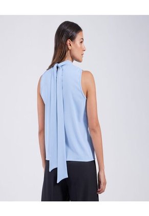 Blusa Para Mujer Manga Sisa Color Azul Marca Ostu #40120862