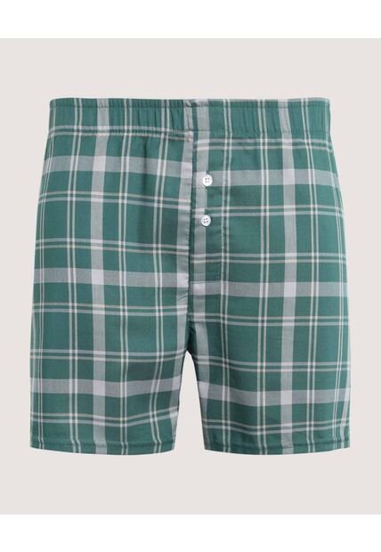 Boxer Para Hombre Bragueta Amplio Color Verde Marca Ostu #60000488