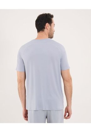 Camiseta Para Hombre Manga Corta Cuello Redondo Color Gris Marca Ostu #60091729