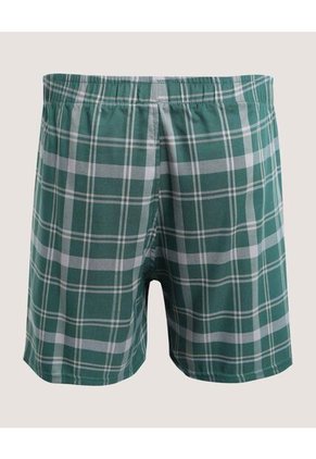 Boxer Para Hombre Bragueta Amplio Color Verde Marca Ostu #60000488
