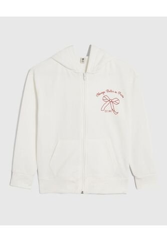 Buzo Infantil Niña Zipper Color Crema Marca Ostu #90060141 Ostu