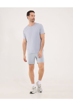 Camiseta Para Hombre Manga Corta Cuello Redondo Color Gris Marca Ostu #60091729