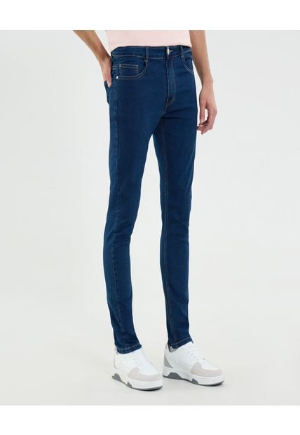 Jean Para Hombre Slim Color Azul Marca Ostu #60160396