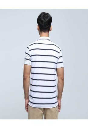 Polo Para Hombre Cuello Tejido Con Bolsillo Color Blanco Marca Ostu #60110572