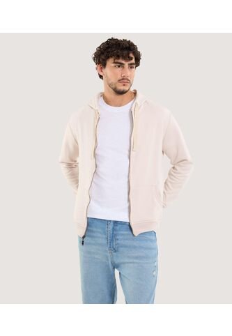 Buzo Para Hombre Zipper Color Beige Marca Ostu #60060437 Ostu