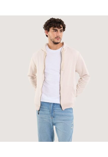 Buzo Para Hombre Zipper Color Beige Marca Ostu #60060437