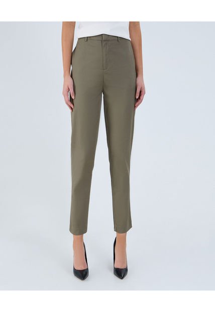 Pantalón Para Mujer Chino Color Verde Marca Ostu #40070345