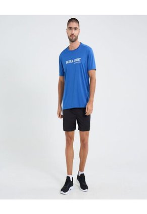 Camiseta Para Hombre Manga Corta Cuello Redondo Color Azul Marca Ostu #60091629