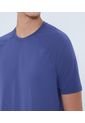 Camiseta Para Hombre Manga Corta Color Azul Marca Ostu #60091507 de Ostu